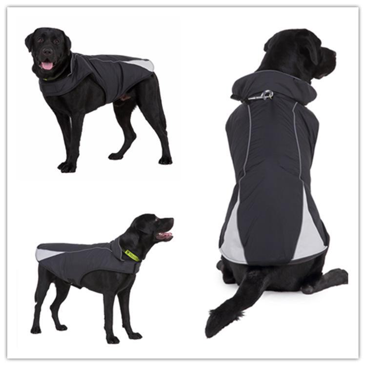 Meiqi Winter Reflective Pet Clothes for Large Dogs