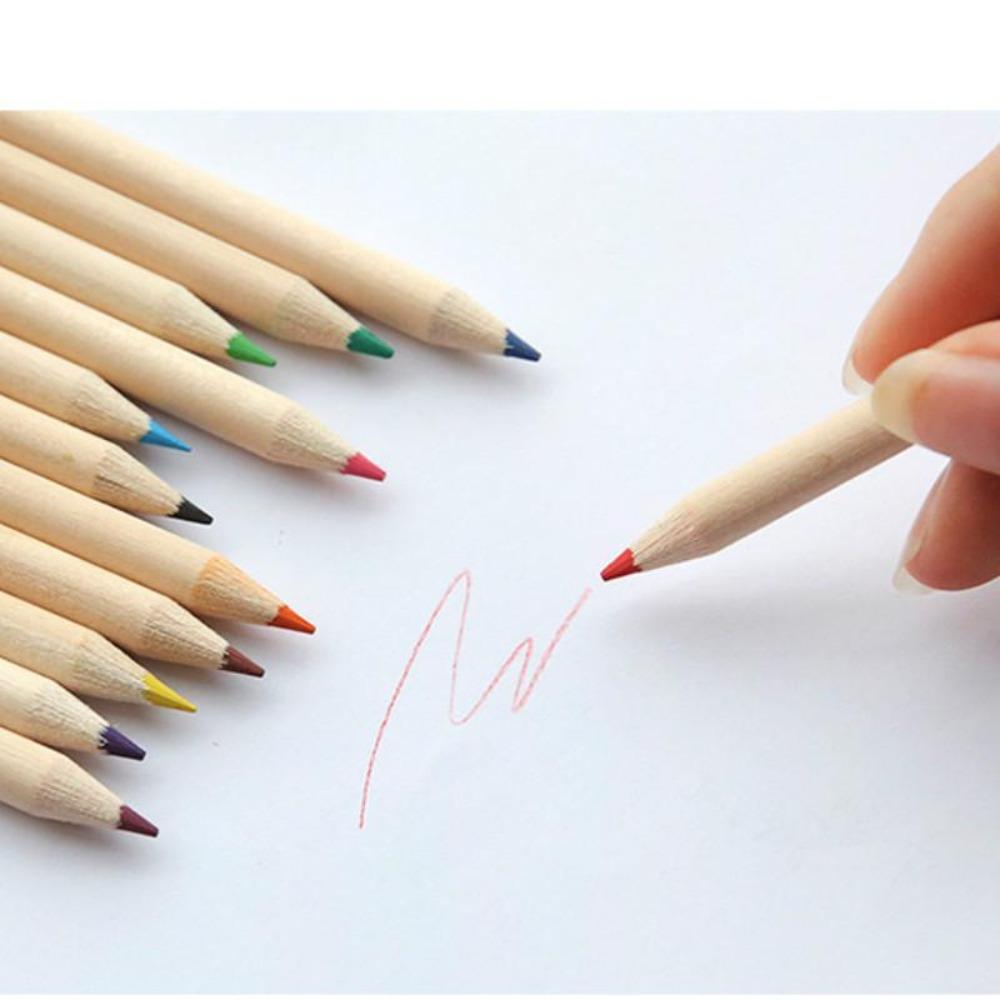 12pcs/set The Cute Mini 12 Color Pencils Painting Pens Painted Colored Pencils Drawing Pens
