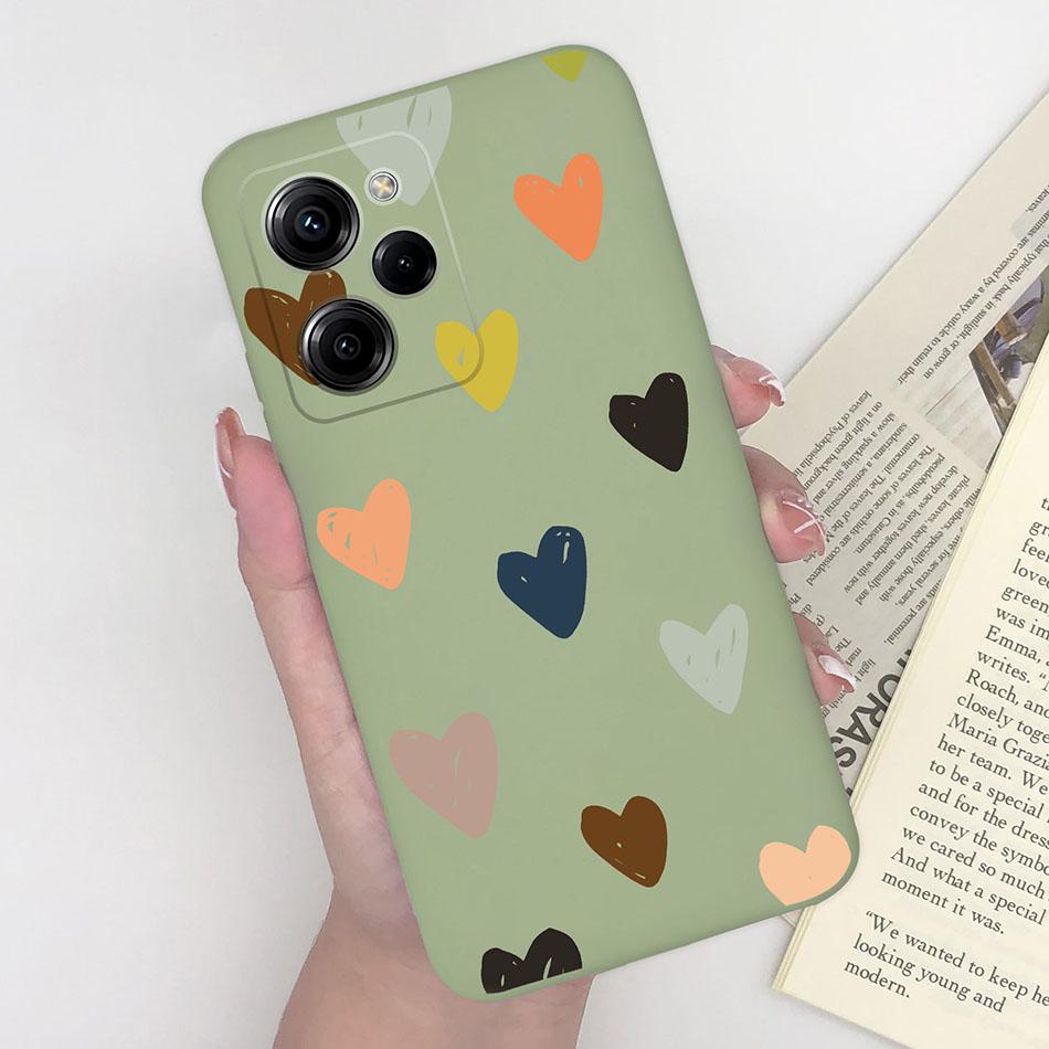 Cell Phone Case For Xiaomi Poco X5 Pro 5G Trendy Pattern Silicone Protective Matte Cover For PocoX5 X 5 X5Pro Capa Funda Bumper