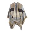 Women Winter  Warm Oversized Printing Blanket Cape Wraps Shawl Cardigans