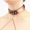 Liebe Seele Collar for People Nipple Clip Set SM Goods Cosplay Rose Gold Choker