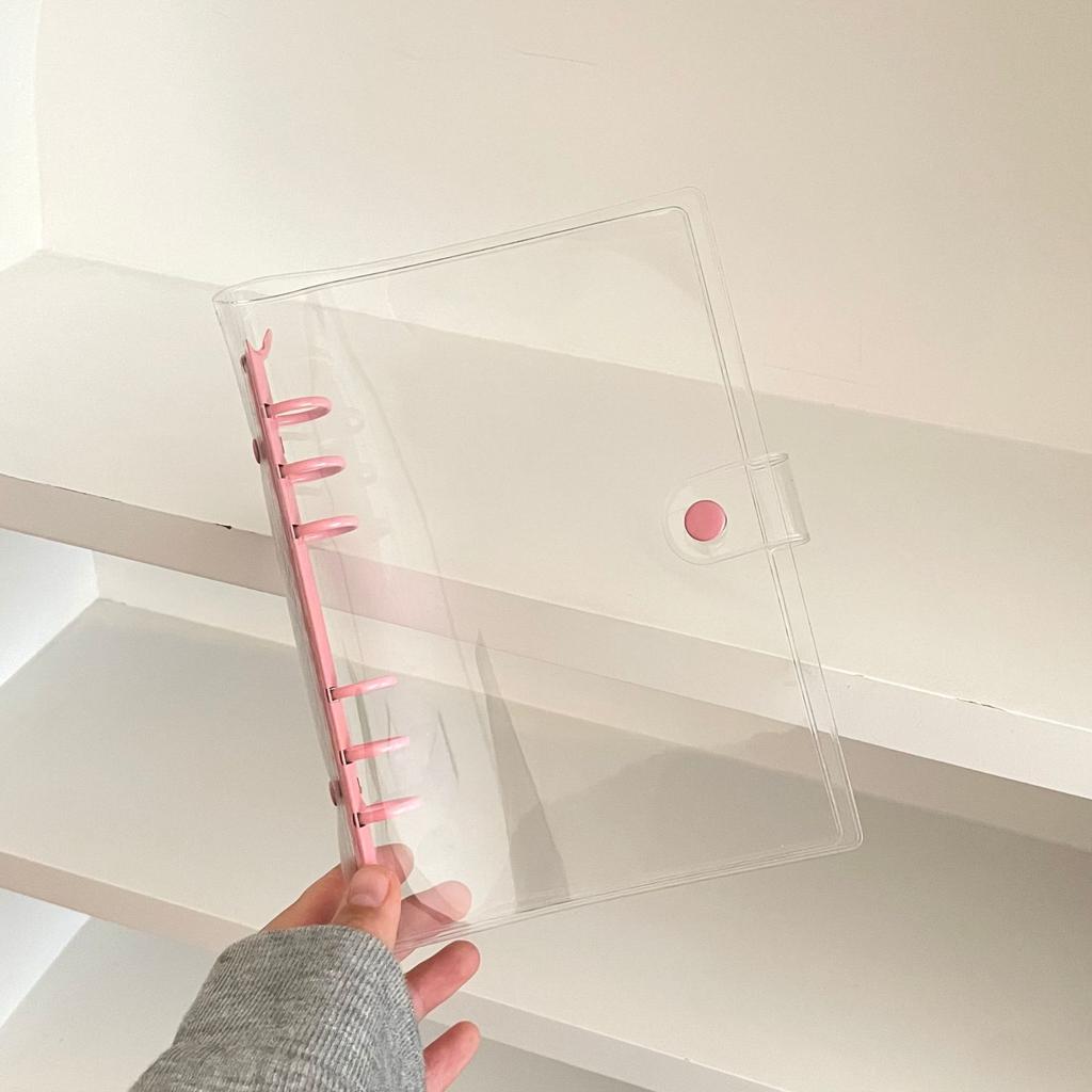 A6 Transparente PVC Hülle Loseblatt Kpop Idol Kartenalbum Aufbewahrungsbuch Ordner Pocards Tagebuch Notizbuch Hülle Schulbedarf Qualität