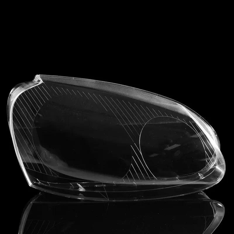 Pair Front Headlights Lens Shell Cover Lampcover Transparent Lampshade For Volkswagen Golf 5 MK5 Jetta Rabbit 2005-2009