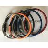 100CM Colorful Motorcycle Brake Oil Hose Line Hydraulic Reinforced Stainless Steel Braided with Banjo Fittings for Motorbike
