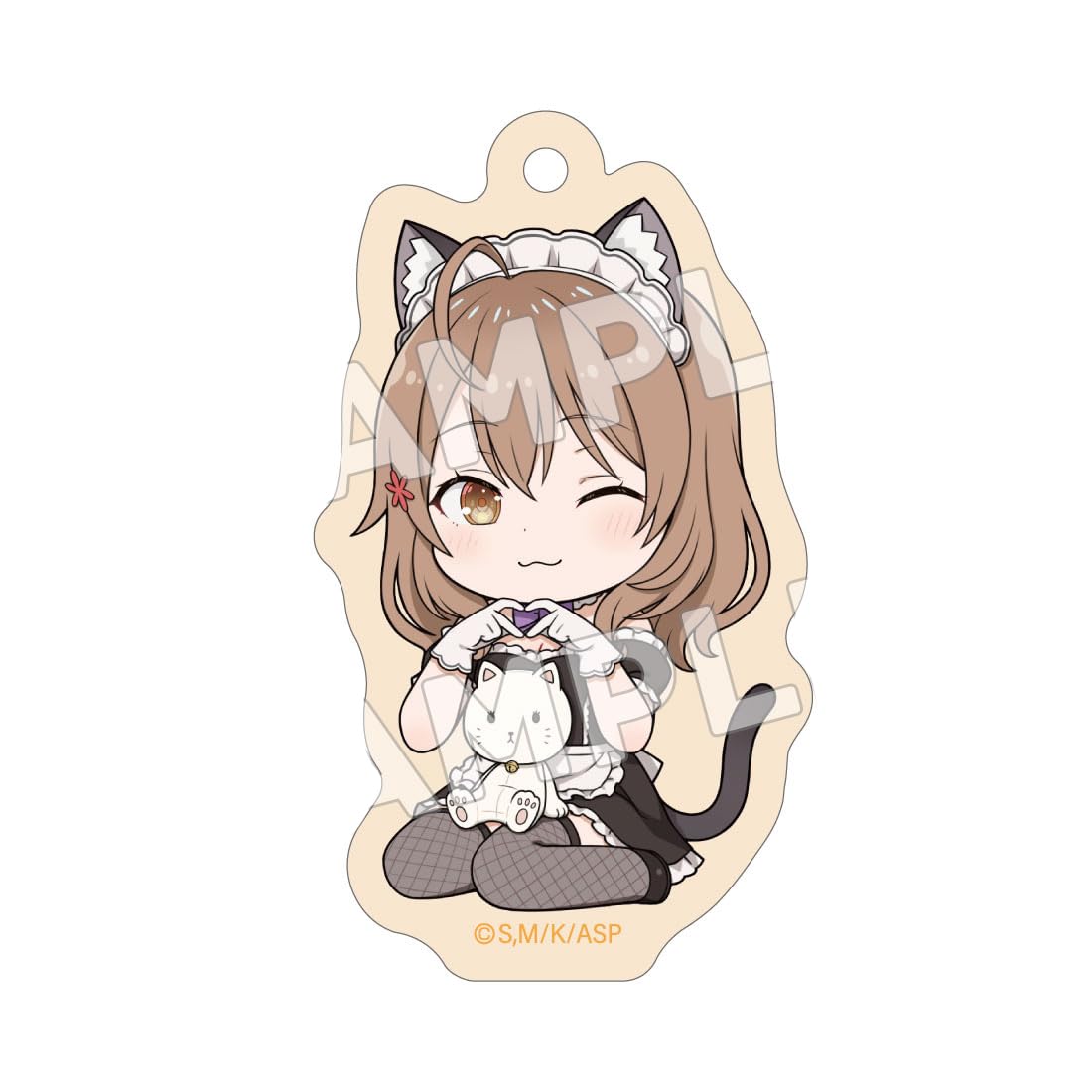 

next who sometimes whispers in Masha Cat Maid Acrylic Keychain Arya-san door, Russian,