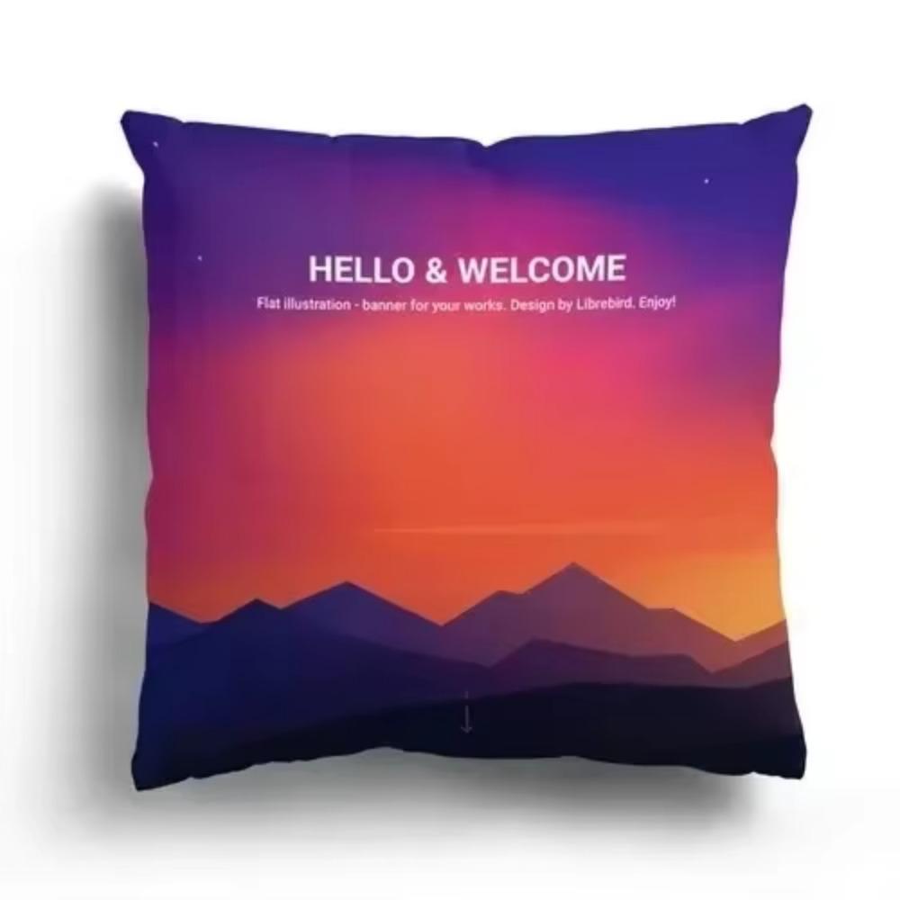 Home Room Decoration Office Seat Living Room Sofa Cushion Cover X X Peach Skin Pillowcase