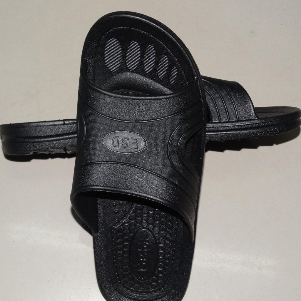 Antistatiske 6-hulls sklisikre renromstøfler