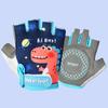 Children's Sports Fingerless Gloves Bicycle Boy Girl Cycling Anti-Wear Kids Roller Skating Training Exercise Protection Gloves