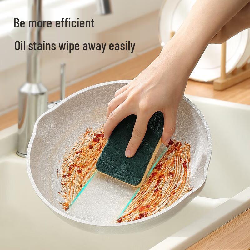 Meliya Natürliche Holzzellstoff Schwamm Scheuerschwämme