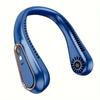 1pc, Bladeless Hanging Neck Fan, Portable USB Rechargeable Cooler Fan With 5 Speeds, Super Technology & Bladeless Design For Outdoor Sports Use