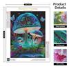 CHENISTORY 5D Diamond Art Painting Kit Fantasy Mushroom Diy Diamond Embroidery Cross Stitch Handmade Gift Home Wall Decor