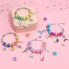 66Pcs Acrylic European Large Hole Beads Handmade Diy Jewelry Making Kit Diy Beaded Bracelet Set With Storage Box For Girls Gift