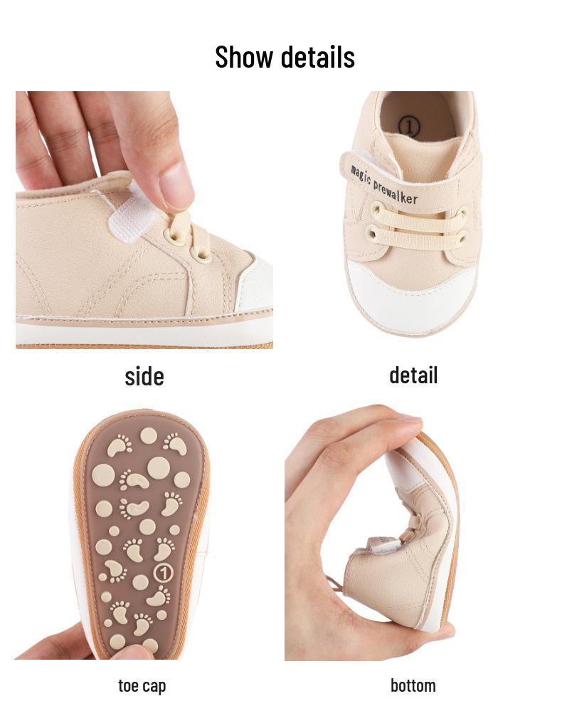 Spring & Autumn Baby Boys' Casual Rubber Sole Shoes, 3-12 Months, Newborn & Walker 0-1 Year