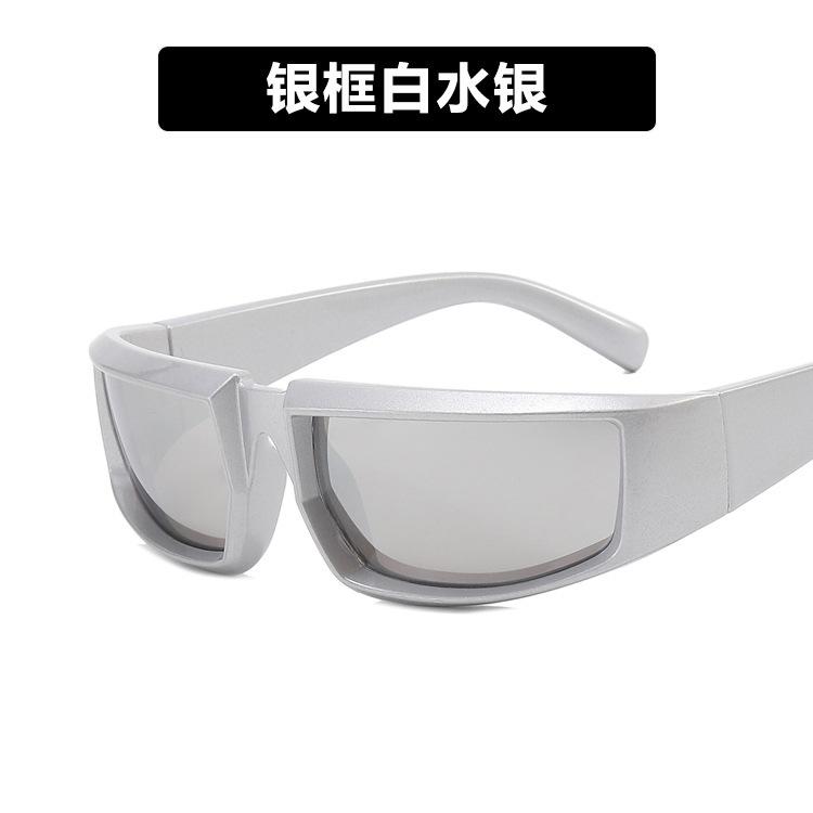 Latest arrival Rectangular Sunglasses for Female Male Retro nightclub Hip Hop Punk Sun Eyeglasses UV400 Trend Women unisex glasses