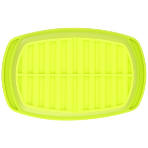 Wahei Freiz Mikrowellenkocher Silikon-Dampfgarer, RakuCHIN! Silikon, Mittel, Limettengrün, RR-5273