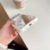 Cherry KT Cat Large Window Mirror iPhone 15/17/16 Pro Max Drop-Proof Case