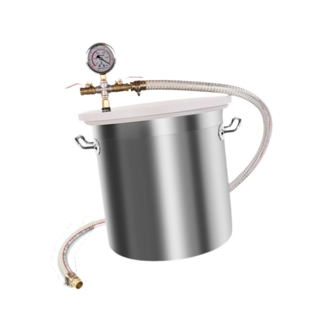 Vacuum Degassing Chamber with Lid for Resin Casting Silicones Essential Oils 12L