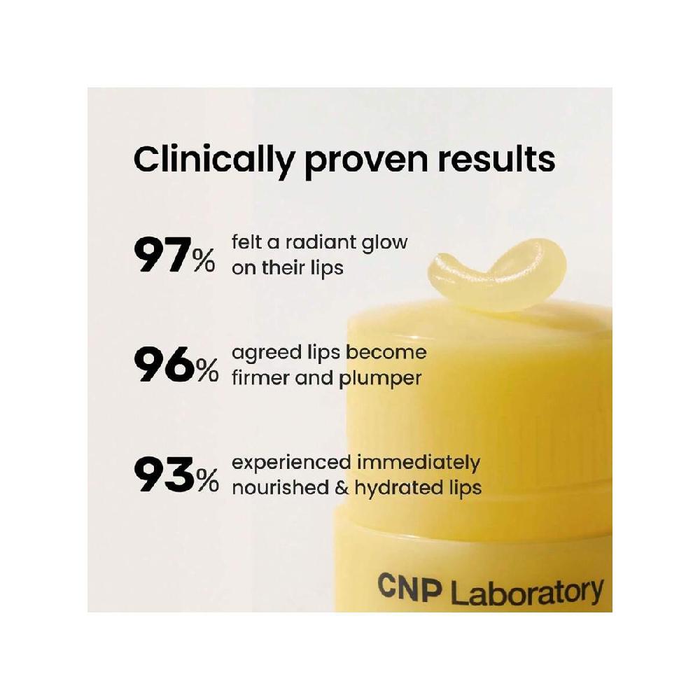 CNP Propolis Lipcerin 15ml Baume à Lèvres Hydratant de Nuit au Manuka & Masque, Hydratation Longue Durée 12h