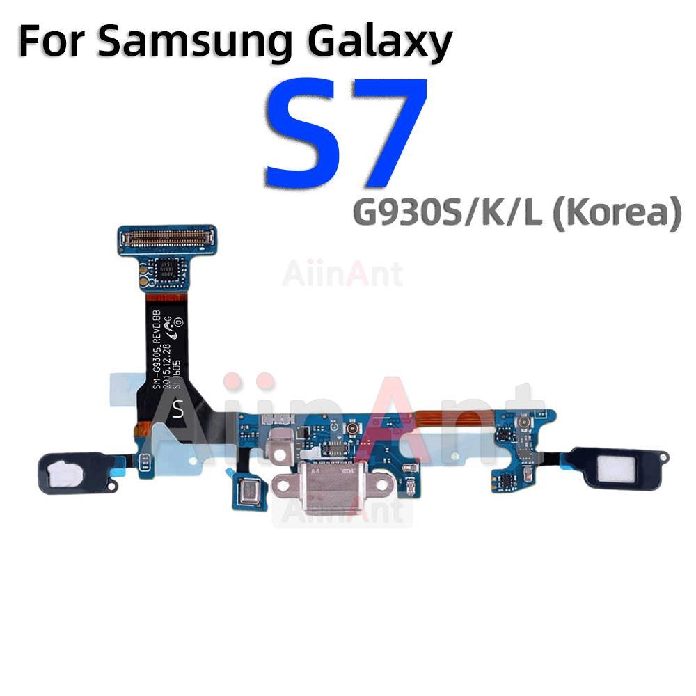 Aiinant USB Date Charging Dock Board Port Charger Flex Cable For Samsung Galaxy S6 S7 Edge G920A G925A G930A G935A