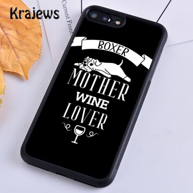 Krajews Süße Boxer Hund Weiche Telefon Fall Abdeckung Für iPhone 14 5s 6s 7 8 plus X XR XS 11 12 13 pro max Samsung Galaxy S21 S22 ultra
