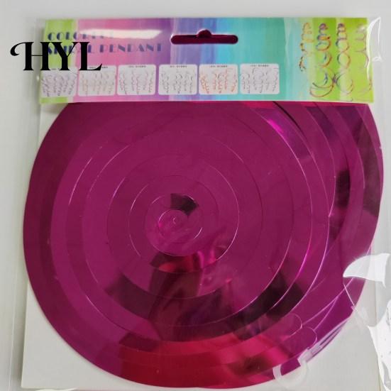 Colorful Hanging Tablets for Parties Party Double Spiral Decorations Set of 12 Swirls Helix Birthdays New Year Celebrations Pendant Plastic Wall Decor
