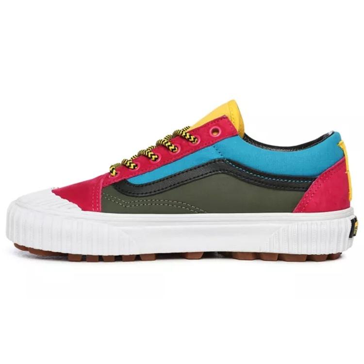 Vans 66 Supply Old Skool Tc Lug  Red Blue Green  Men s VN0A4UUM21V EU 36.5