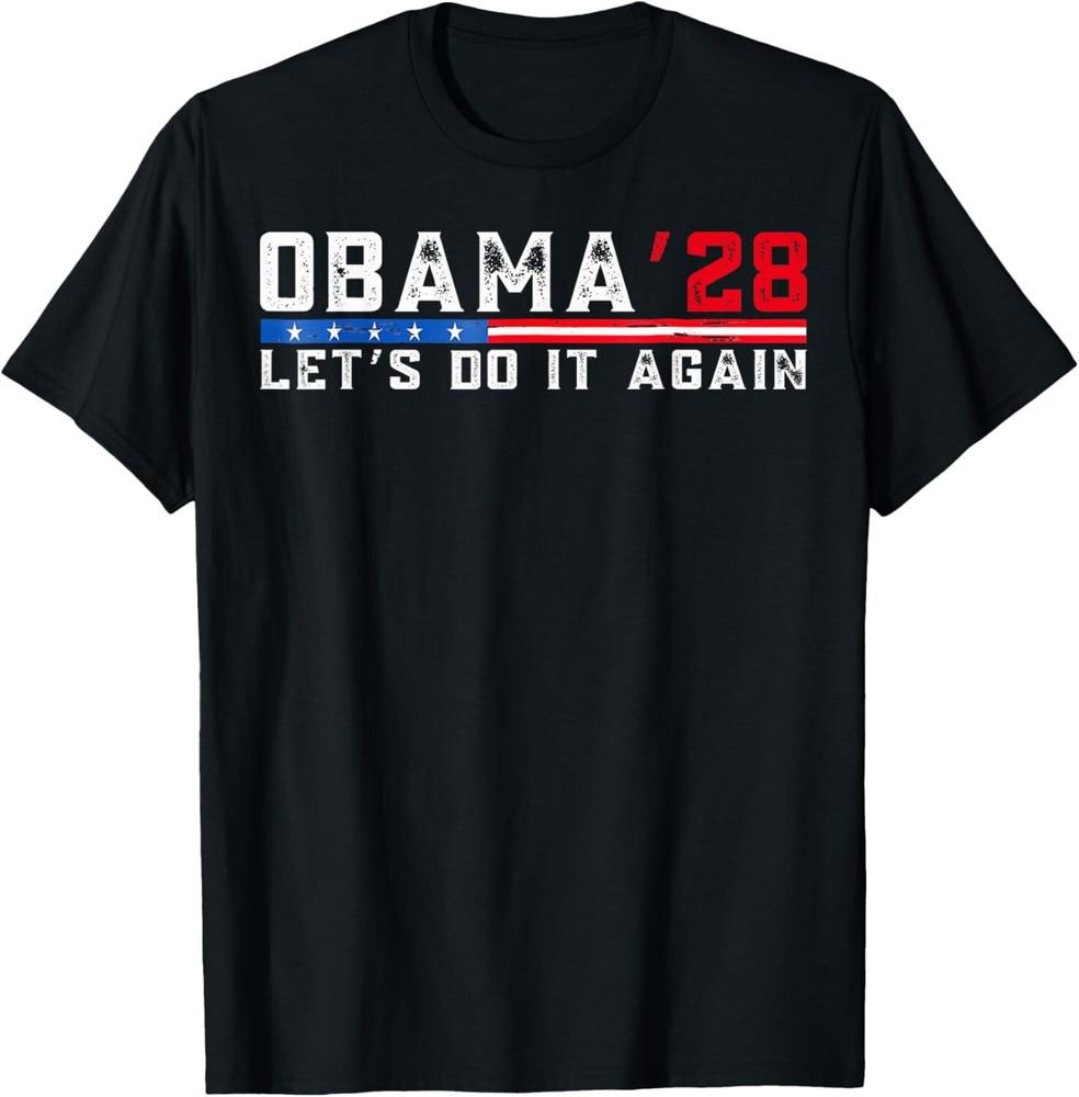 

Obama 2028 Shirt Obama For President 2028 Unisex T-Shirt L