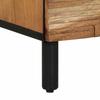 Sideboard Set 2 pcs 120 x 33 x 75 cm Solid Acacia Wood