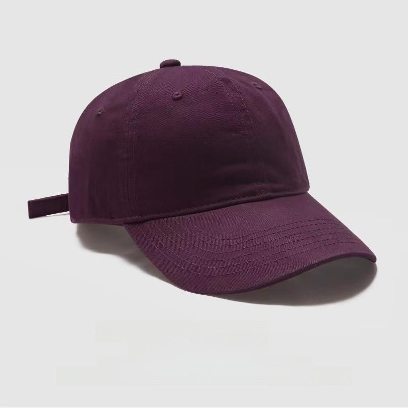 Baseball Cap With Embroidered Letters For Streetwear And Sun Protection фиолетовый