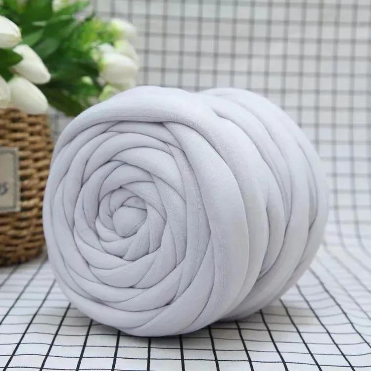 500G isländische ultradicke Wolle entkernte Baumwolle Kristall Samt Handgewebtes Material DIY Weben Handtasche Haustier Nest