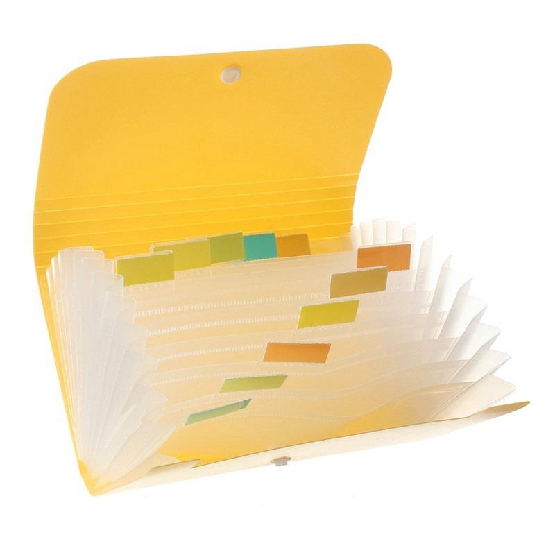 Buy Expanding Check Cheque Bill File Folder with 13 Pockets Portable ...