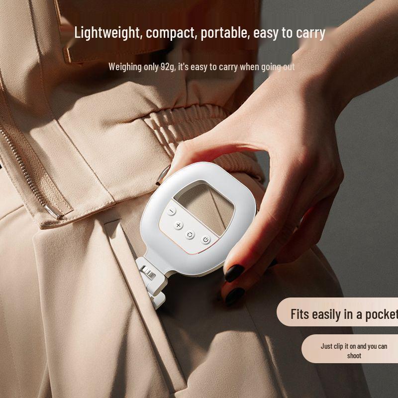 W60 Mini LED Selfie & Video Fill Light: Three Color Temperatures for Mobile Streaming & Photography