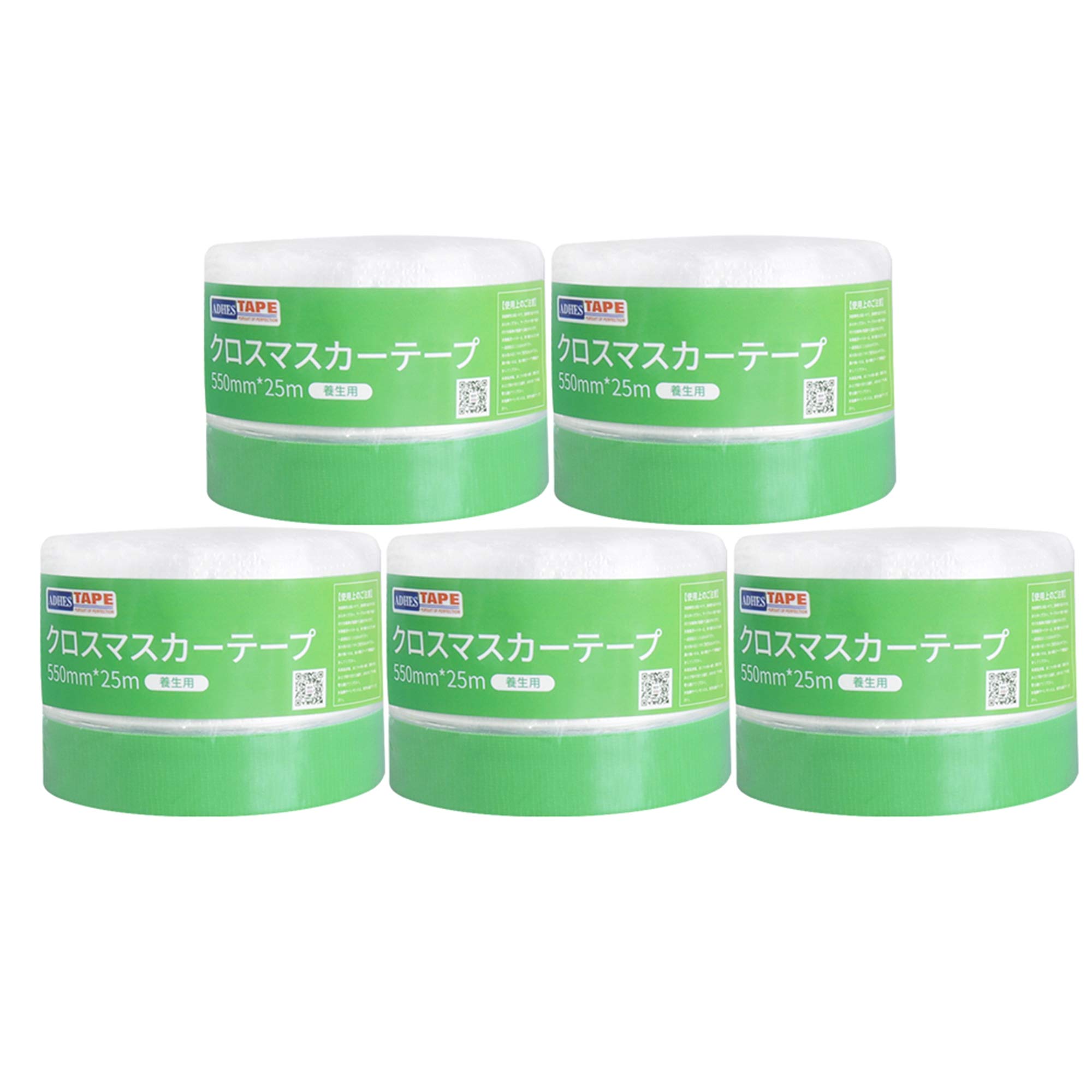 

ADHES Masking Tape with Cloth Corona Cloth Polyester 5 550mm x 25m Tape, Masker, Masker, Rolls,