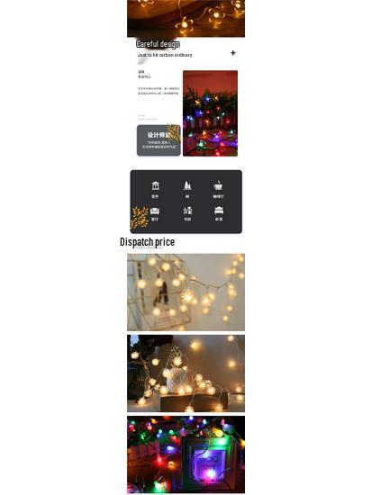 Cherry Blossom Waterproof Solar String Lights for Outdoor Garden and Balcony Décor