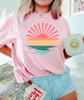 Retro Sunset Shirt, Sunshine Shirt, Nature Lover Shirt, Vintage Summer Shirt, Retro Summer Vibes Shirt, Gift For Sunset Lover