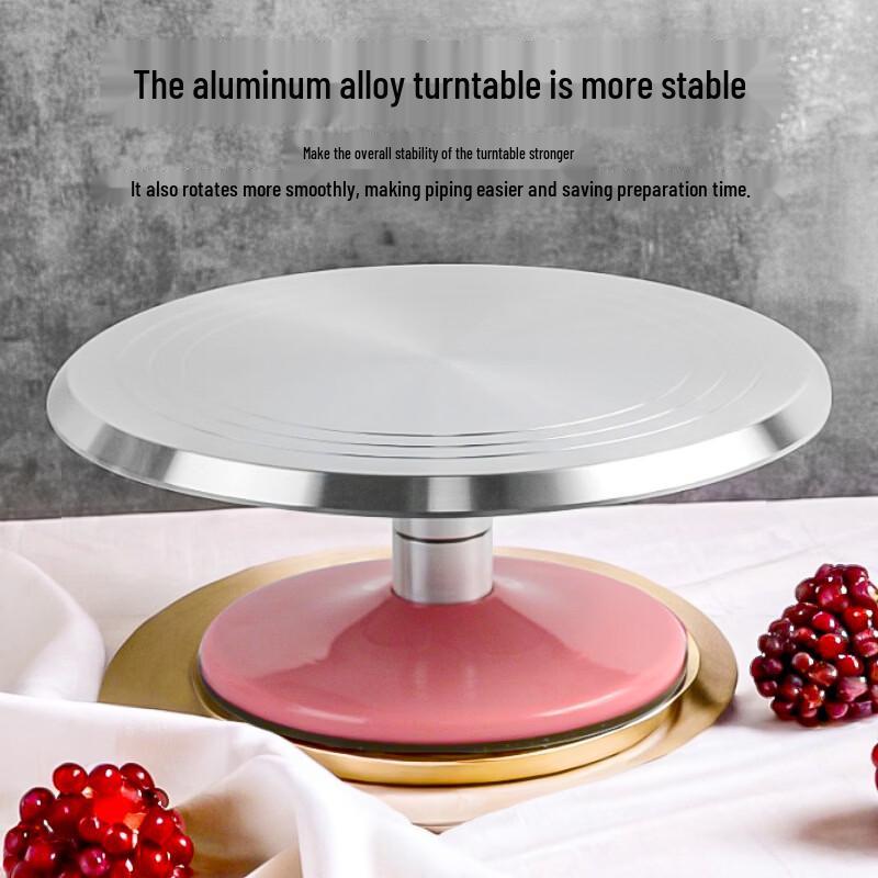 MDNG Detachable Aluminum Alloy Cake Decorating Turntable