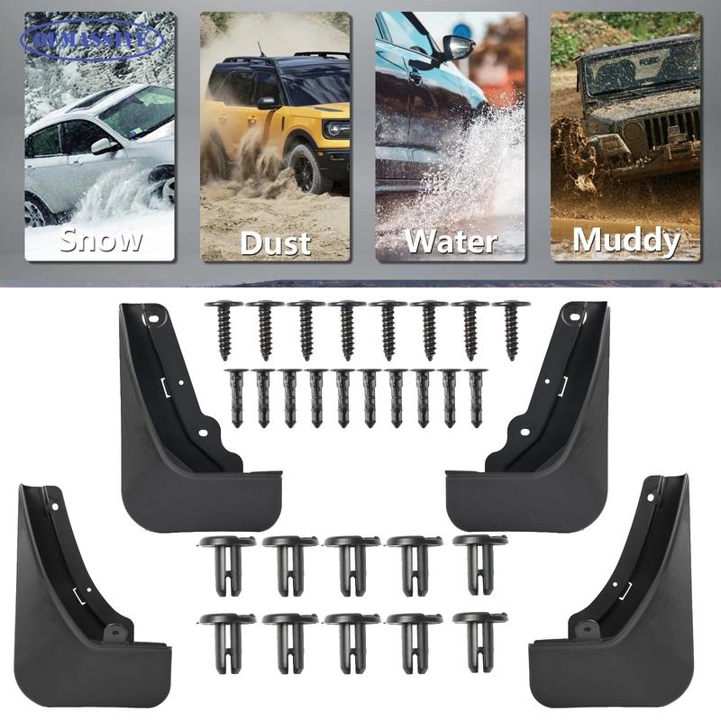 

4Pcs For Hyundai Santa Fe Splash Guards mudguards Fenders Mudflaps Mud Flaps Mud Guards Front Rear Car Accessories 2024 2025