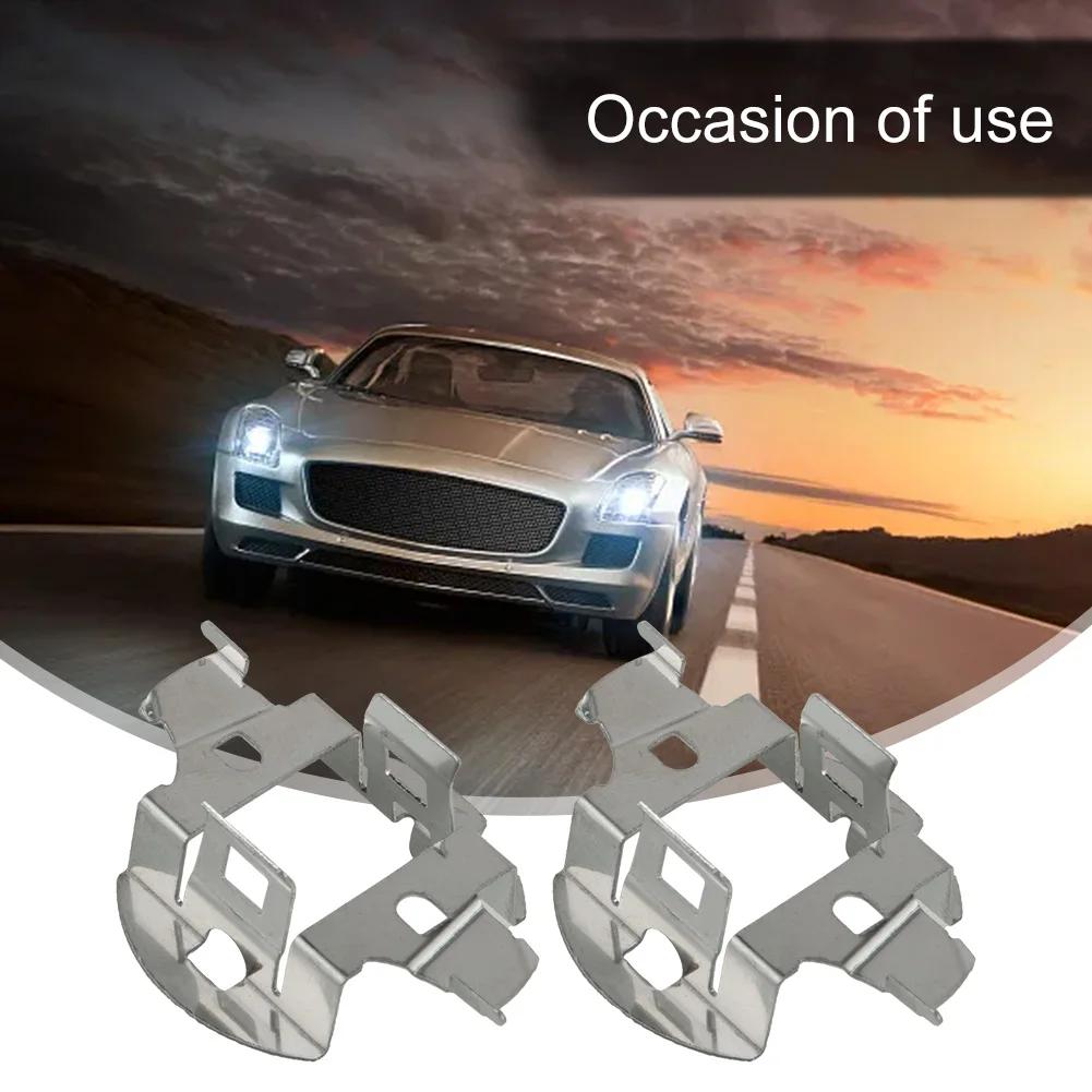 2pcs H7 HID Car Headlight Bulb Light Retainer Clip Adapter Holder For BMW E60 5 Series For Mercedes Waterproof,high Temperature