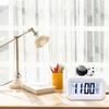 Fashion Desktop Multi-functional Clock  Cute Cartoon LED Screen Desktop Electronic Alarm Data Time Calendar For Bedrooms Heavy