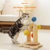 Cat Scratching Board Solid Wood Turntable Sisal Grinding Claws To Amuse the Cat Without Falling Crumbs Cat Toy