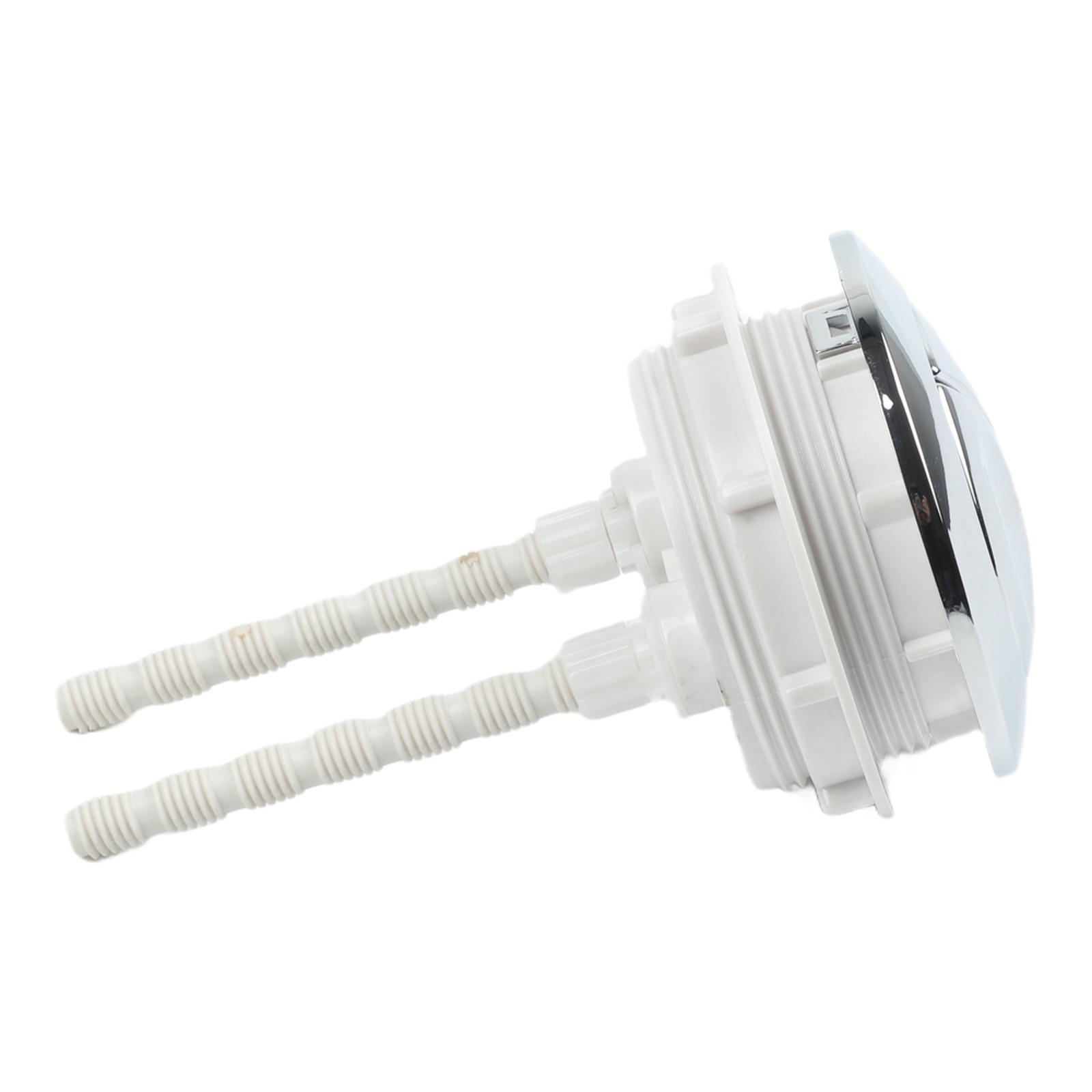 Bathroom Repair Dual Flush Button Compatible Toilet Flush Button Toilet Button Brushed Finish For Toilet Cisterns 2pcs