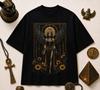 Egyptian Goddess Wings T-Shirt – Dark Angel Queen Ankh Mythology Graphic Tee