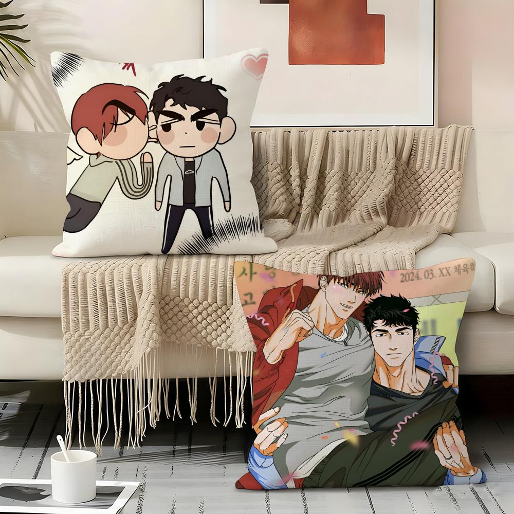 Bl Anime Manga H-High Clear Pillow Case pillowcase, double-sided printed, sofa cushion, bedroom headboard pillow