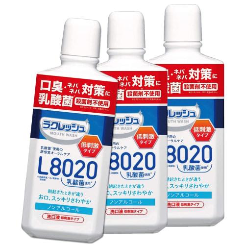 

Set of 3: JEX L8020 Lactic Acid Bacteria-Containing New Lacresh Mild Mouthwash (450mL)