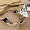 4-Color Large Capacity Canvas Crossbody Hobo Bag - Durable, Adjustable, Trendy Sling