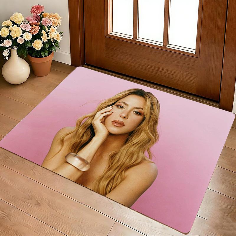 Pink Background Living Room Nonslip Area Rug Soft Carpet For Bedroom Game Playroom Sofa Office Home Decor Doormat Christmas Gift C9302800