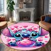 1pc S-Stitch18 Carpet, Round Rug, Comfortable, Suitable for Entryways, Living Rooms, Office, And Bedrooms, Christmas Decoration