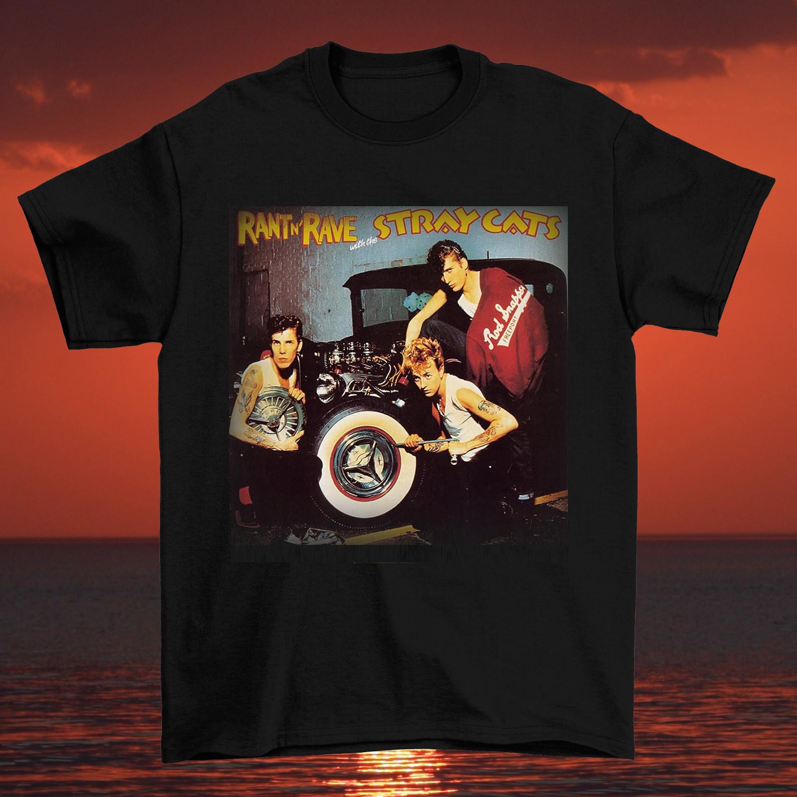 Stray Cats Rant  N  Rave With The Stray Cats Unisex T-Shirt LL1151 S