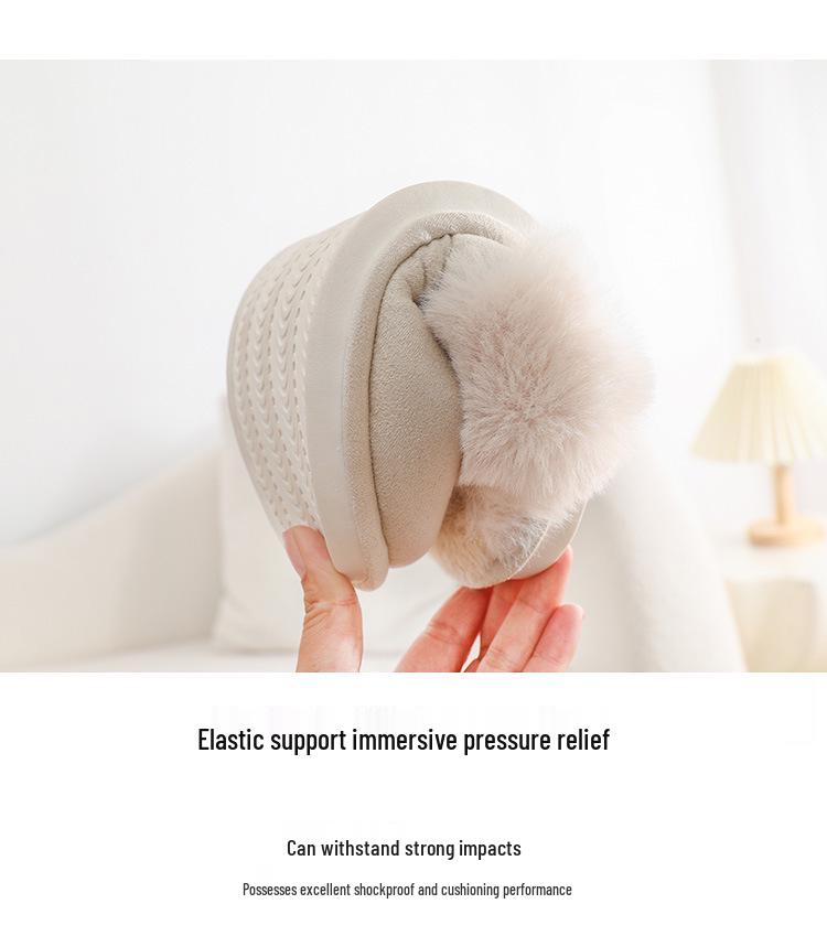 Unisex Suede Cotton Slippers: Warm Furry Indoor Footwear for Autumn & Winter