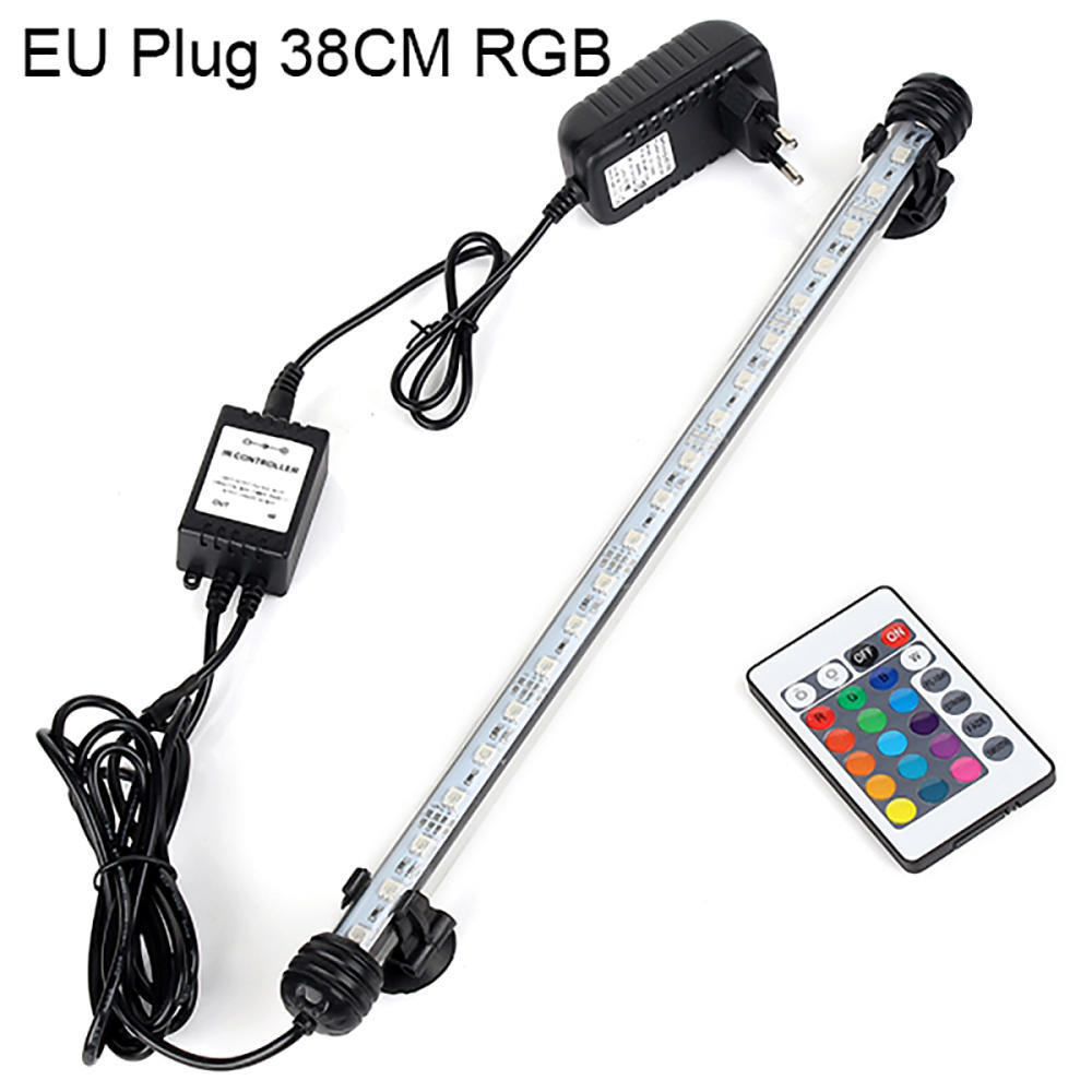 Buy IR Remote Control RGB LED Aquarium Fish Tank Waterproof Bar Light ...